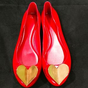 Vguc Zaxy women's flats with gold heart